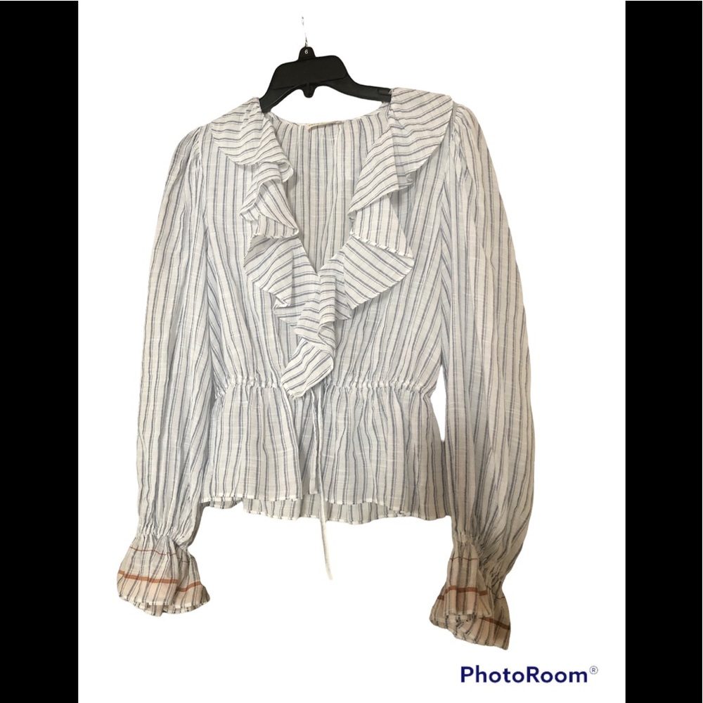 ULLA JOHNSON Kalila Blouse in Cloud